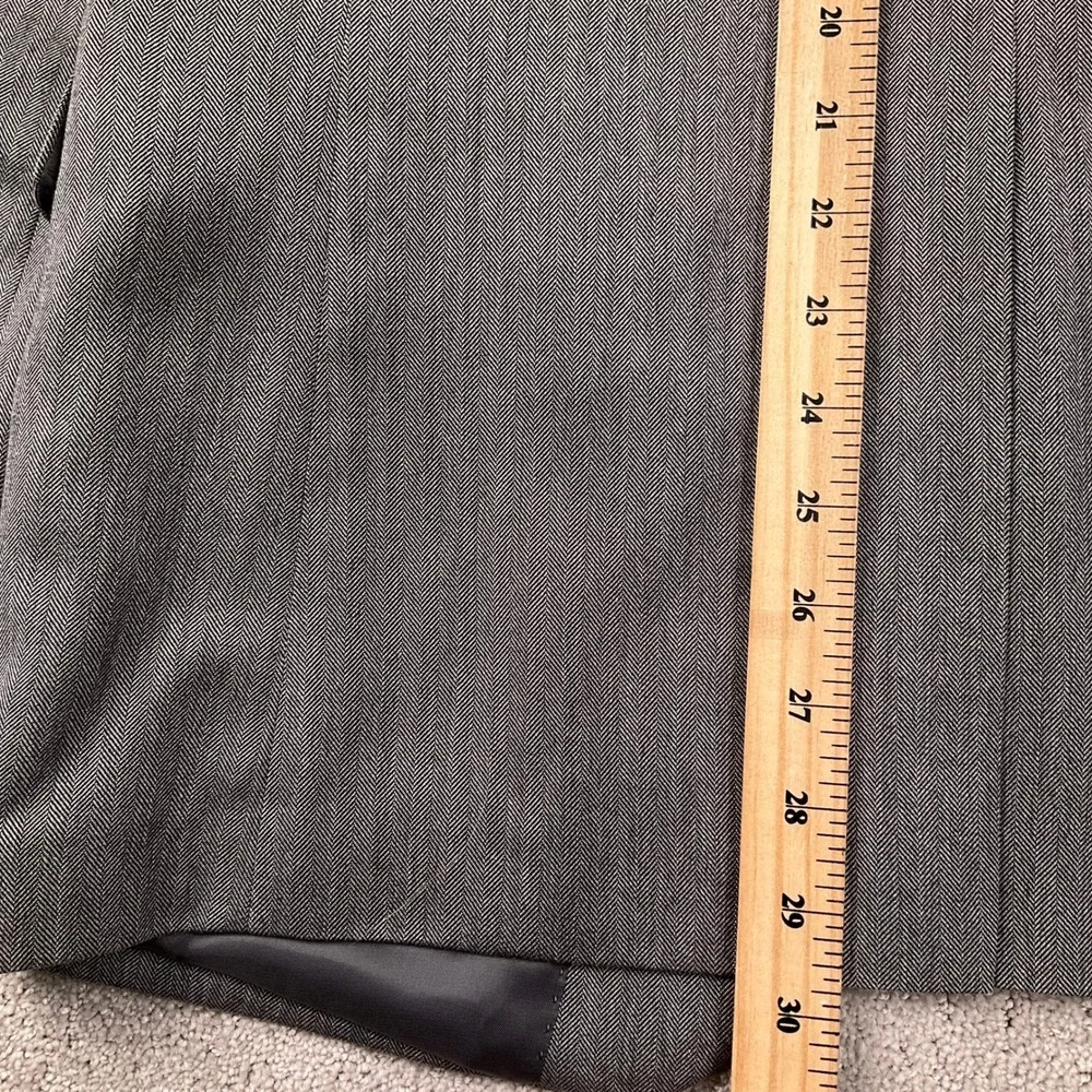 Lauren Ralph Lauren Blazer Mens 40R Gray Herringbone Camel Hair‎ Wool Sport Coat